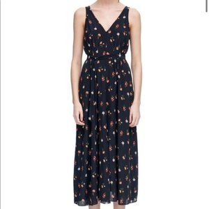 Rebecca Taylor Silk Floral Maxi Dress